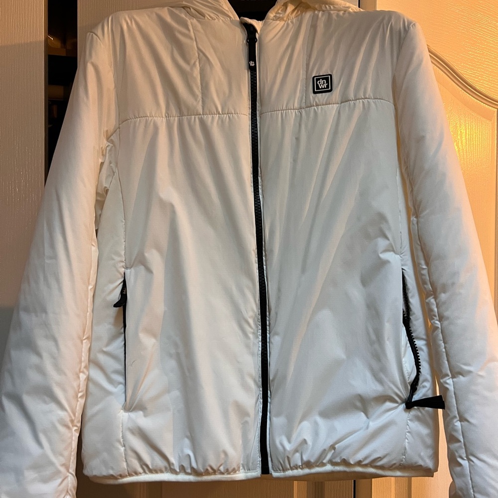 Zara White Puffer Jacket